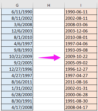 Cara Mengkonversi Tanggal Ke Format YYYY-MM-DD Di Excel