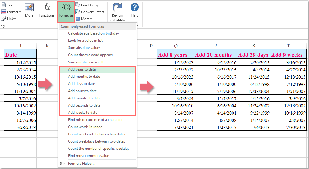 calculate dates