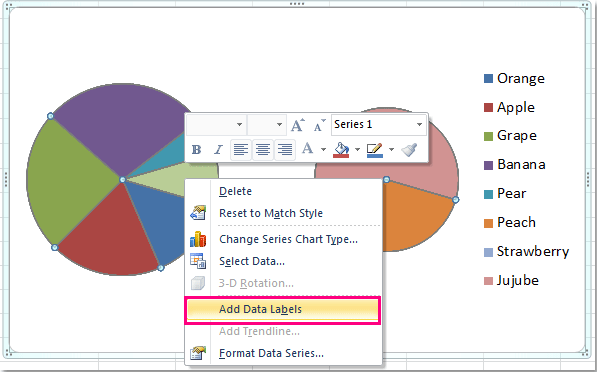 pie chart in excel