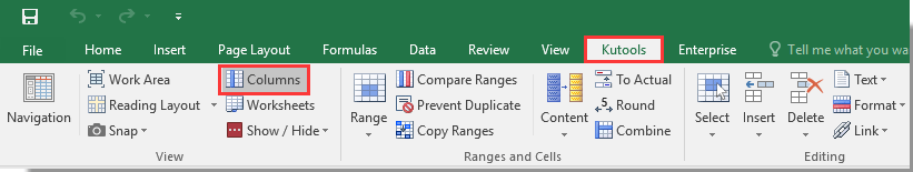 How to use button to show hide columns in Excel?
