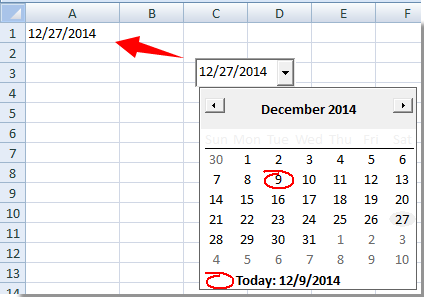 create calendar in excel