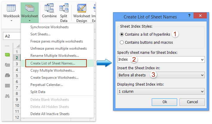 excel macro name worksheet in the another in to sheet to cell in create How hyperlink a