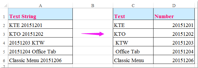 how numbers to string in a from extract excel in extract only string Excel? number from text How to