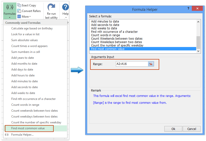 how-to-find-most-common-value-number-or-text-string-from-a-list-in-excel