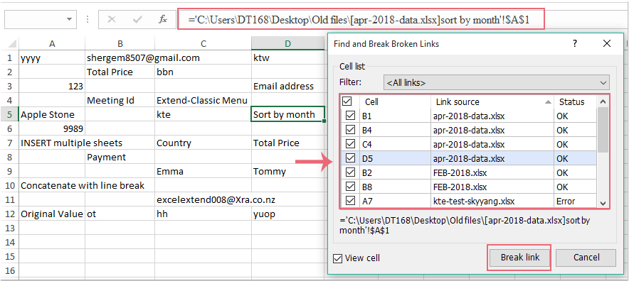 how to find external links in excel
How to find and list all links (external references) in Excel? how to find external links in excel
How to find and list all links (external references) in Excel?
