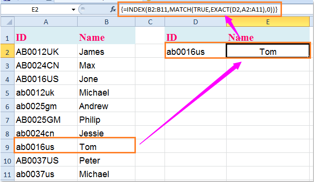 case-sensitive-vlookup-best-excel-tutorial