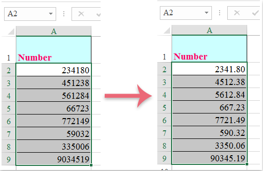 Excel Dezimalstellen Excel Dezimalstellen