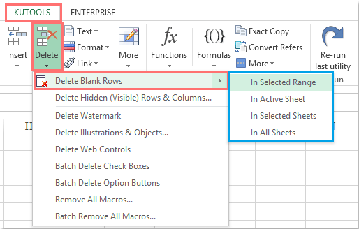 How to stop blank rows when printing worksheet?