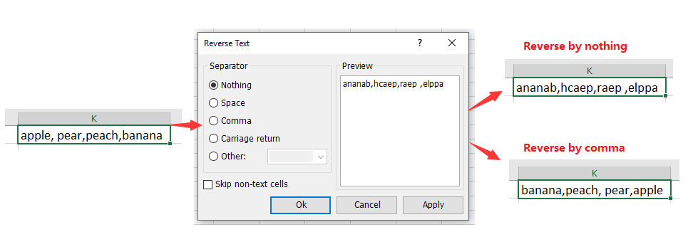 How to rank data in reverse order in Excel?