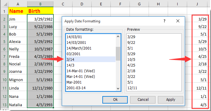 from year how date in extract excel day the from to extract date or month and year, get How