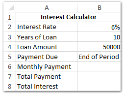 calculate amortization in excel
