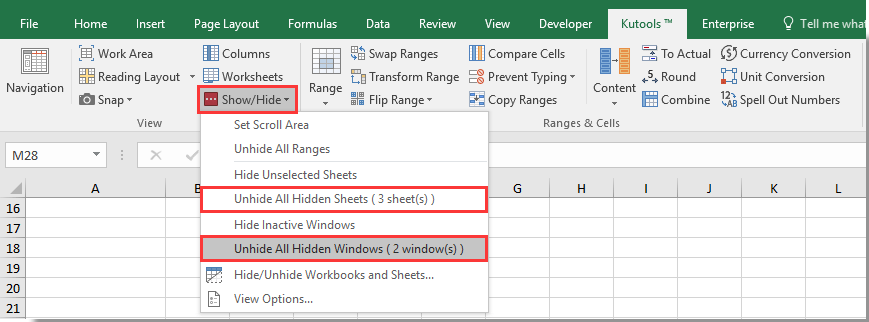 How To Show Hidden Workbooks In Excel