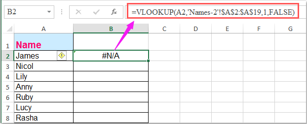 compare two list
