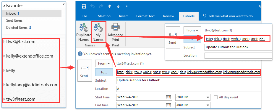 How to add optional attendees in outlook 365