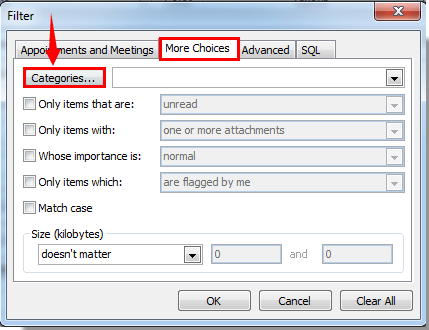 Then A Color Categories Dialog Box Pops Up In The Please Check Category You Want To Print Only And Click OK Button