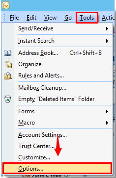 How to show mini toolbar on selection in Outlook?