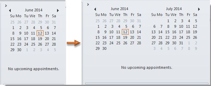 multiple month calendars