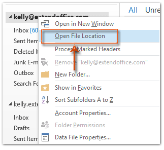how to open pst file