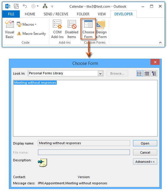 find forms in outlook 2010 how to send meeting request without response required in find forms in outlook 2010 how to send meeting request without response required in