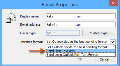 how to send mail format