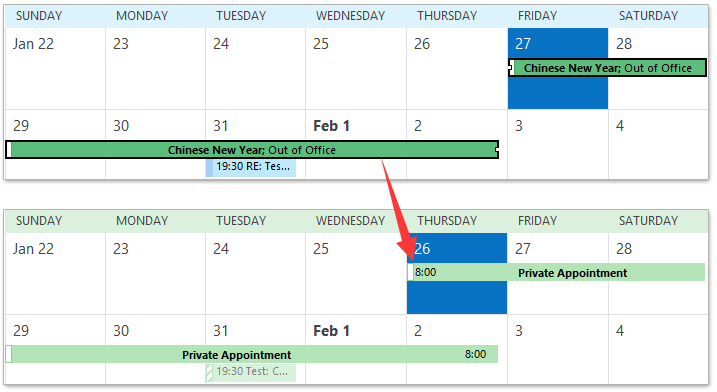 calender appointment
