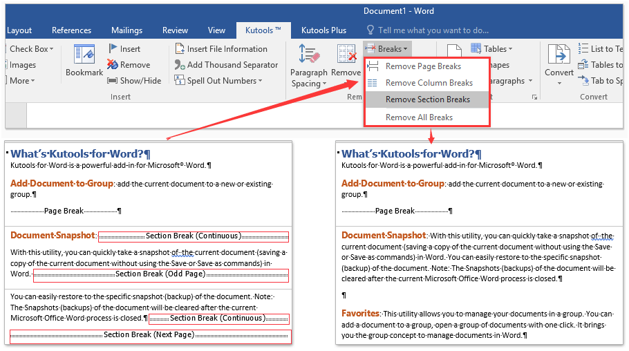 How to hide page breaks in excel