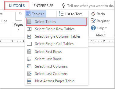 How to change style of all tables in word?