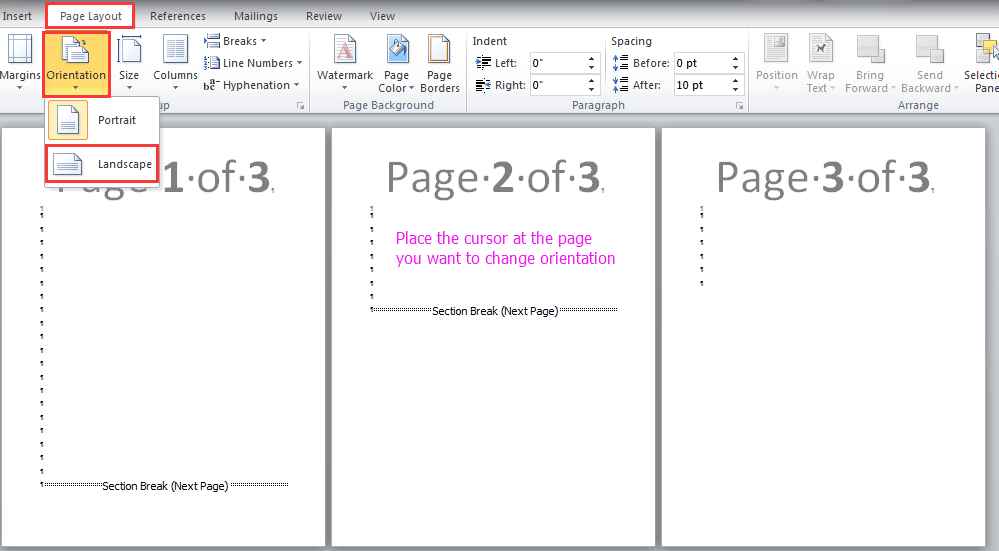 1 10 page layout with